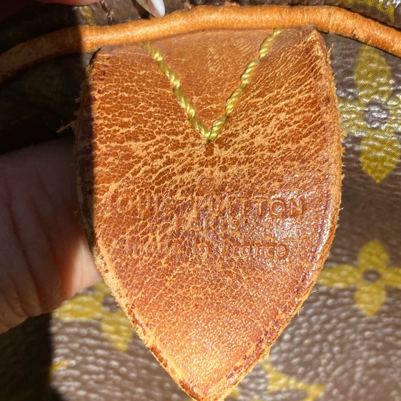 Authentic monogram Louis Vuitton speedy 30 tote bag perfect patina size bag - Picture 7 of 12